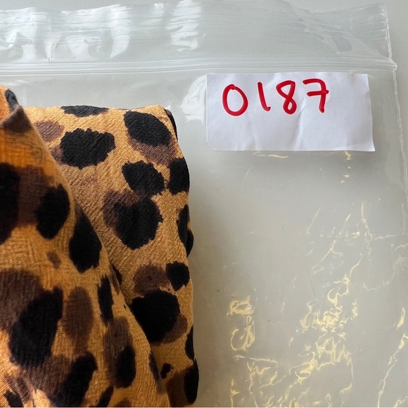 Stockholm Atelier & Other Stories Women's 2 Cheetah Yellow Black Bodycon Dress - Picture 16 of 16